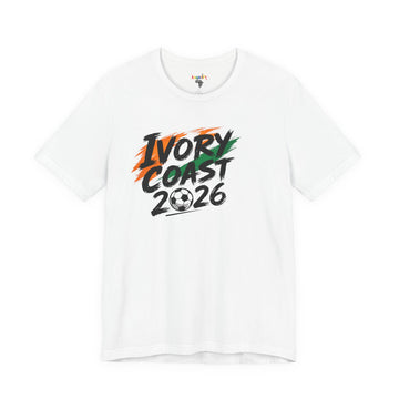 Ivory Coast 2026 Flag Brushstroke Tee