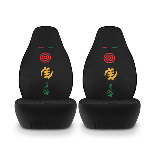 Car Seat Covers - African Symbol Design