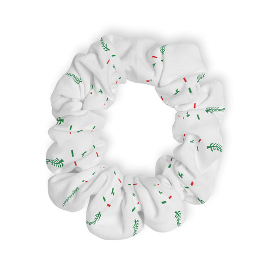 Festive African Symbol Holiday Scrunchie