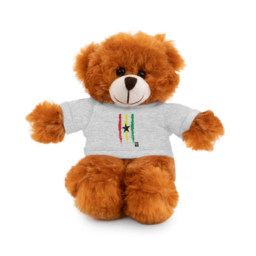 Ghanaian Pride Plush Toy with Flag Tee