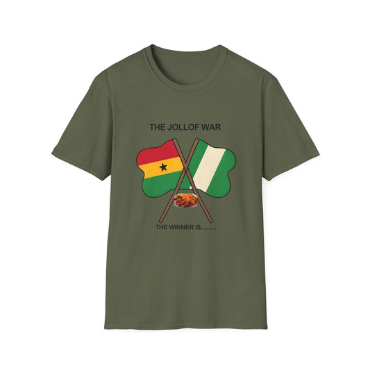 Ghana Vs Nigeria Jollof War Unisex Softstyle