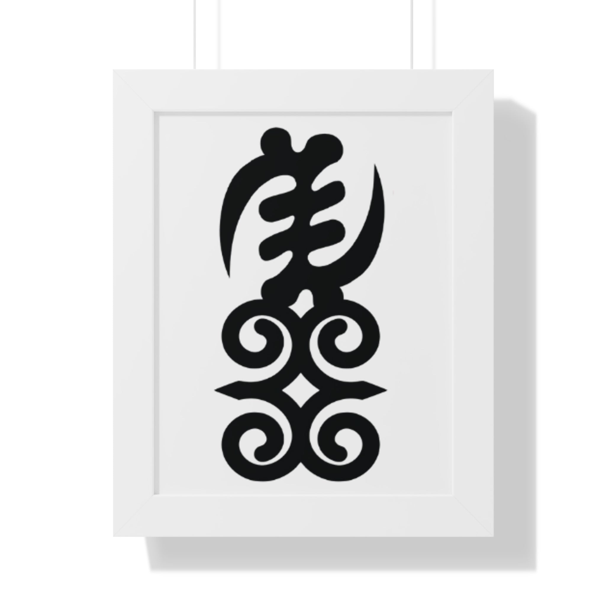 Cultural Expressions Framed Poster: African Symbol