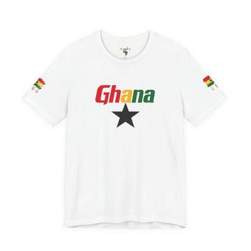 Ghana Pride Retro Black Star Tee