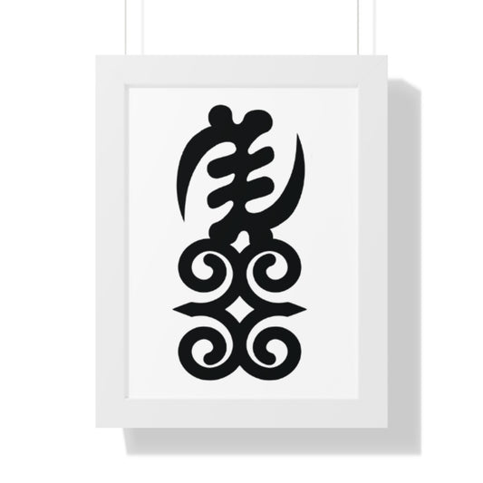 Cultural Expressions Framed Poster: African Symbol