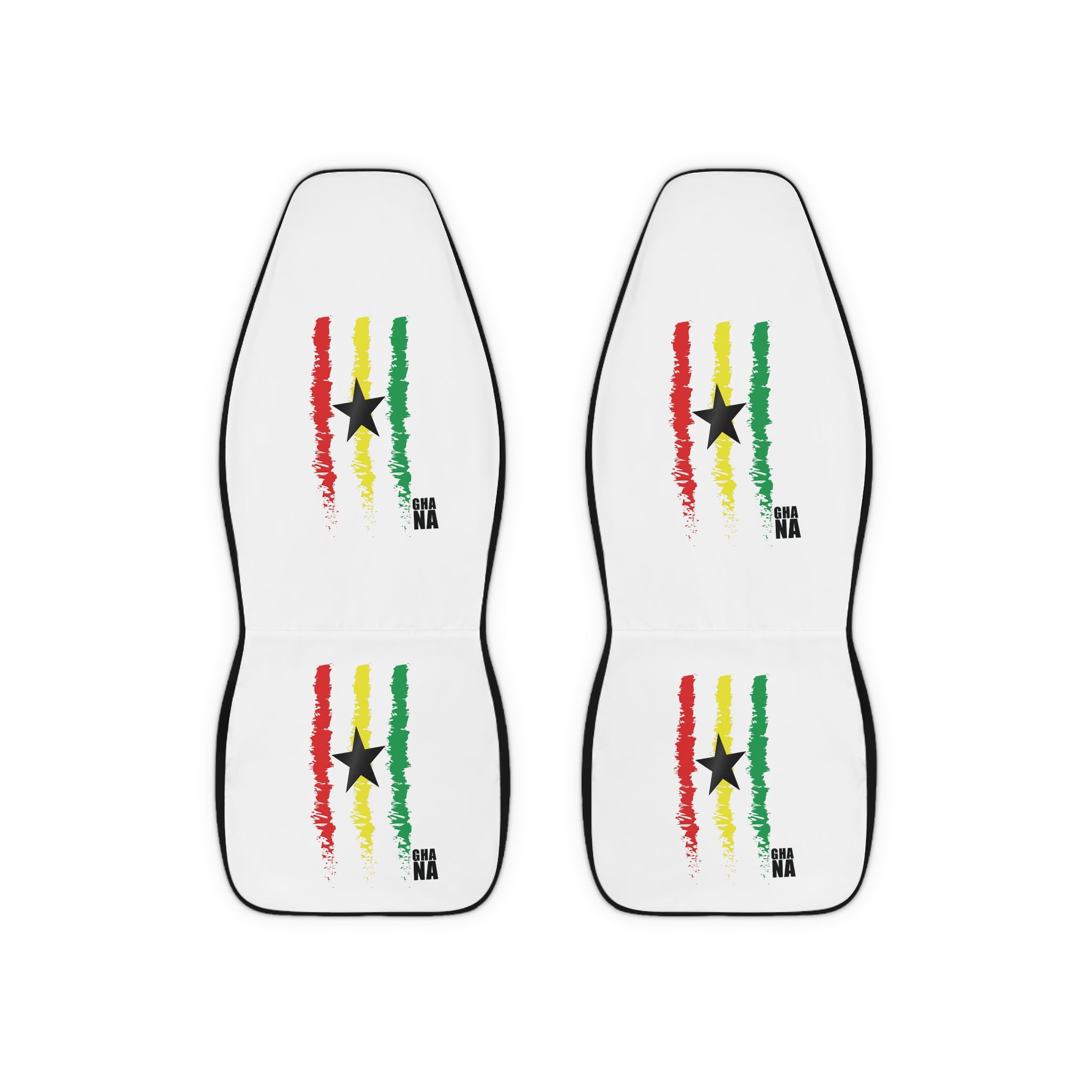 Stylish Ghana-Inspired Polyester Car Seat Covers