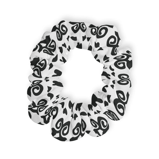 Vibrant African Symbol Festive Scrunchie