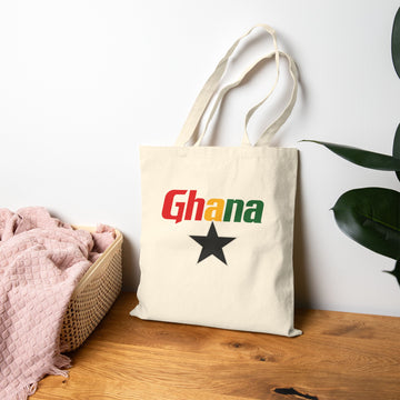 Ghana Flag Star African Map Tote