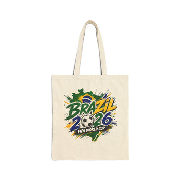 Brazil 2026 World Cup Canvas Tote