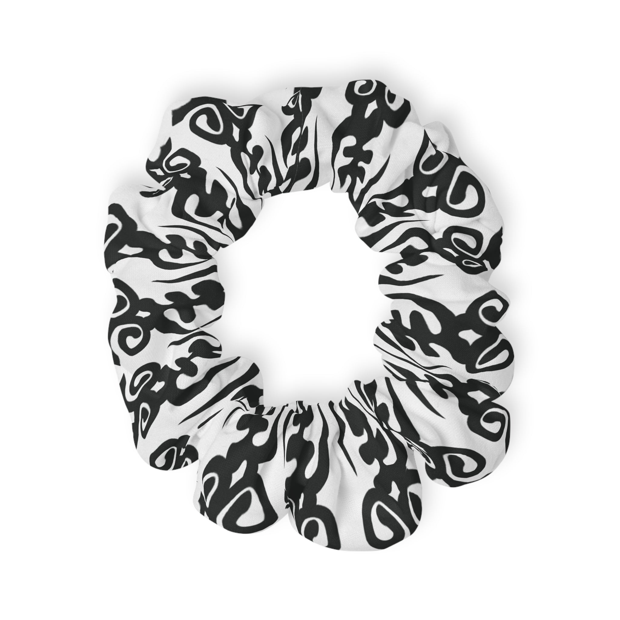Vibrant African Symbol Festive Scrunchie