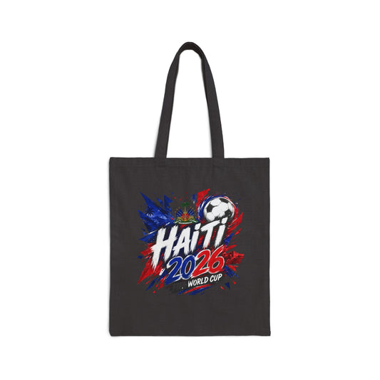 Haiti 2026 World Cup Canvas Tote