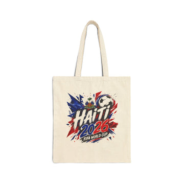 Haiti 2026 World Cup Canvas Tote