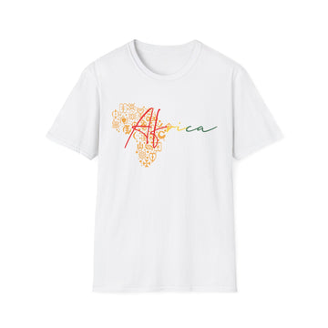 Africa Love Unisex Softstyle T-Shirt – Celebrate Culture & Heritage