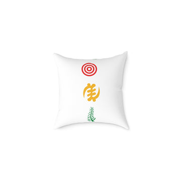 African Symbol Accent Pillow