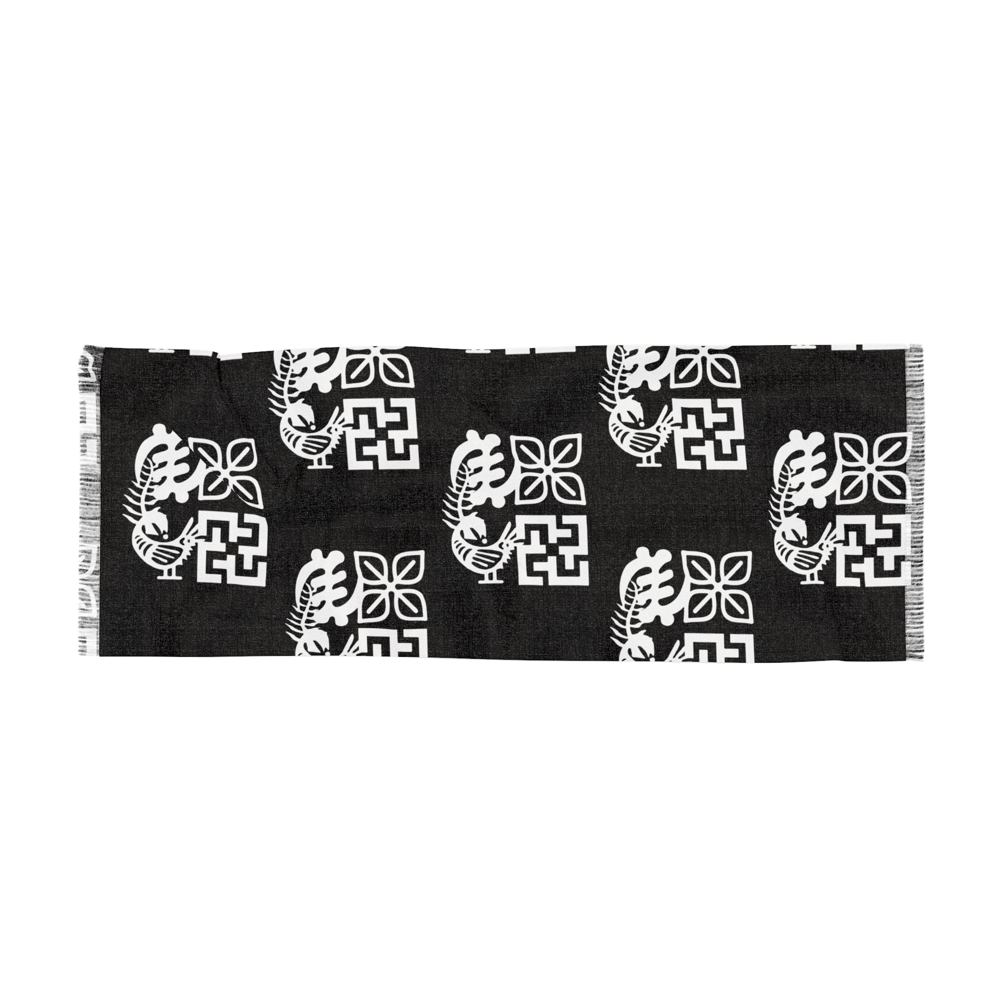 Women's African Symbol Lightweight Scarf