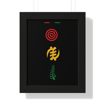 Meaningful African Symbol Art Poster