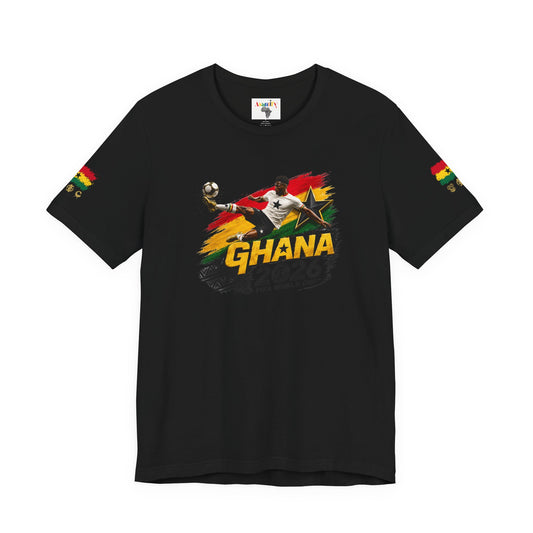 Ghana Pride Black Star Retro Tee