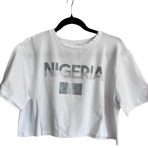 Women's Loose Fit Round Neck Crop Top_Nigeria
