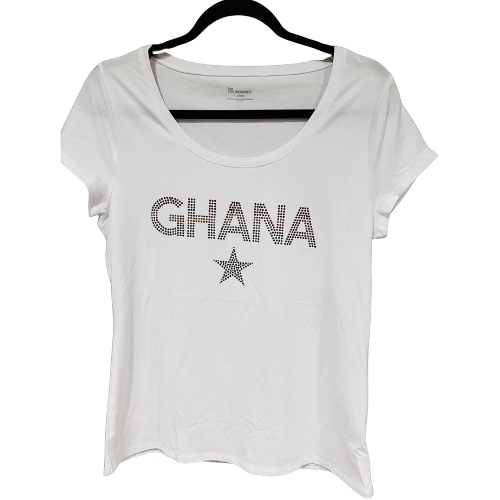 Women Round neck _Ghana Rhinestone
